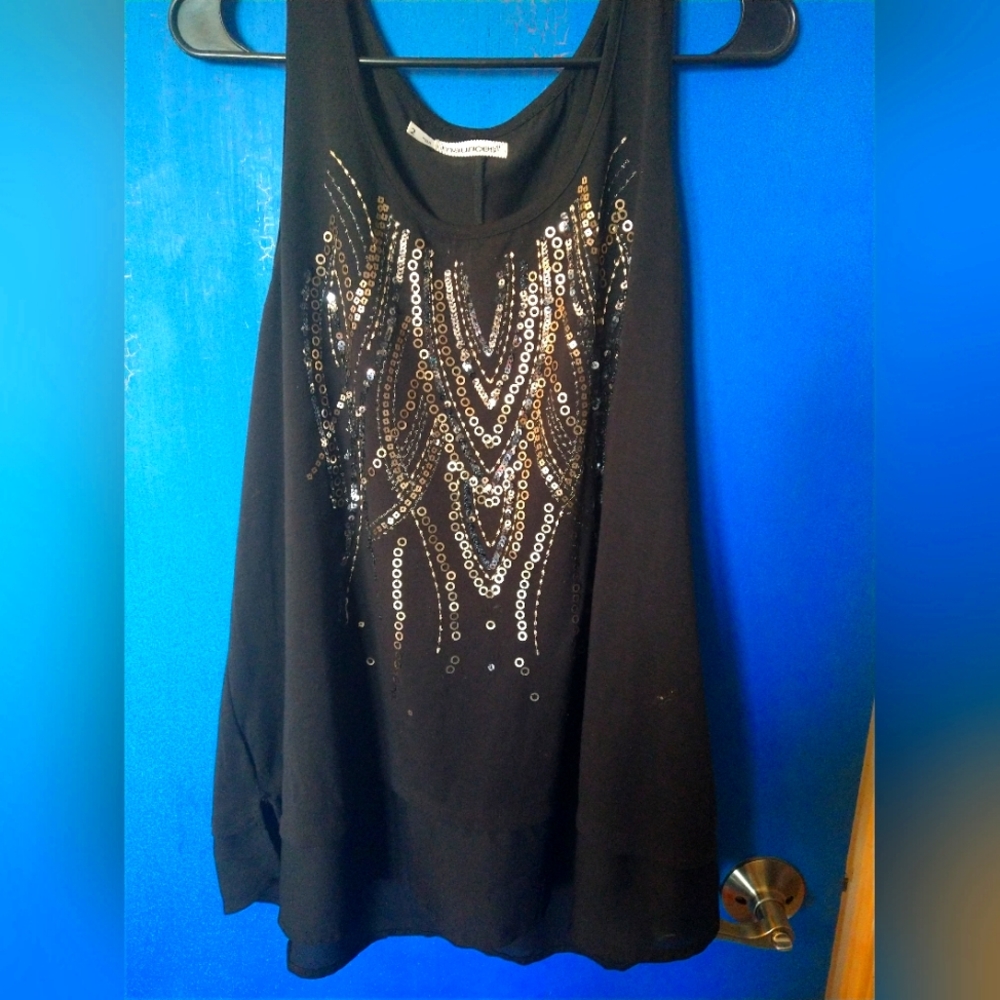 Black sequence tank from Maurices